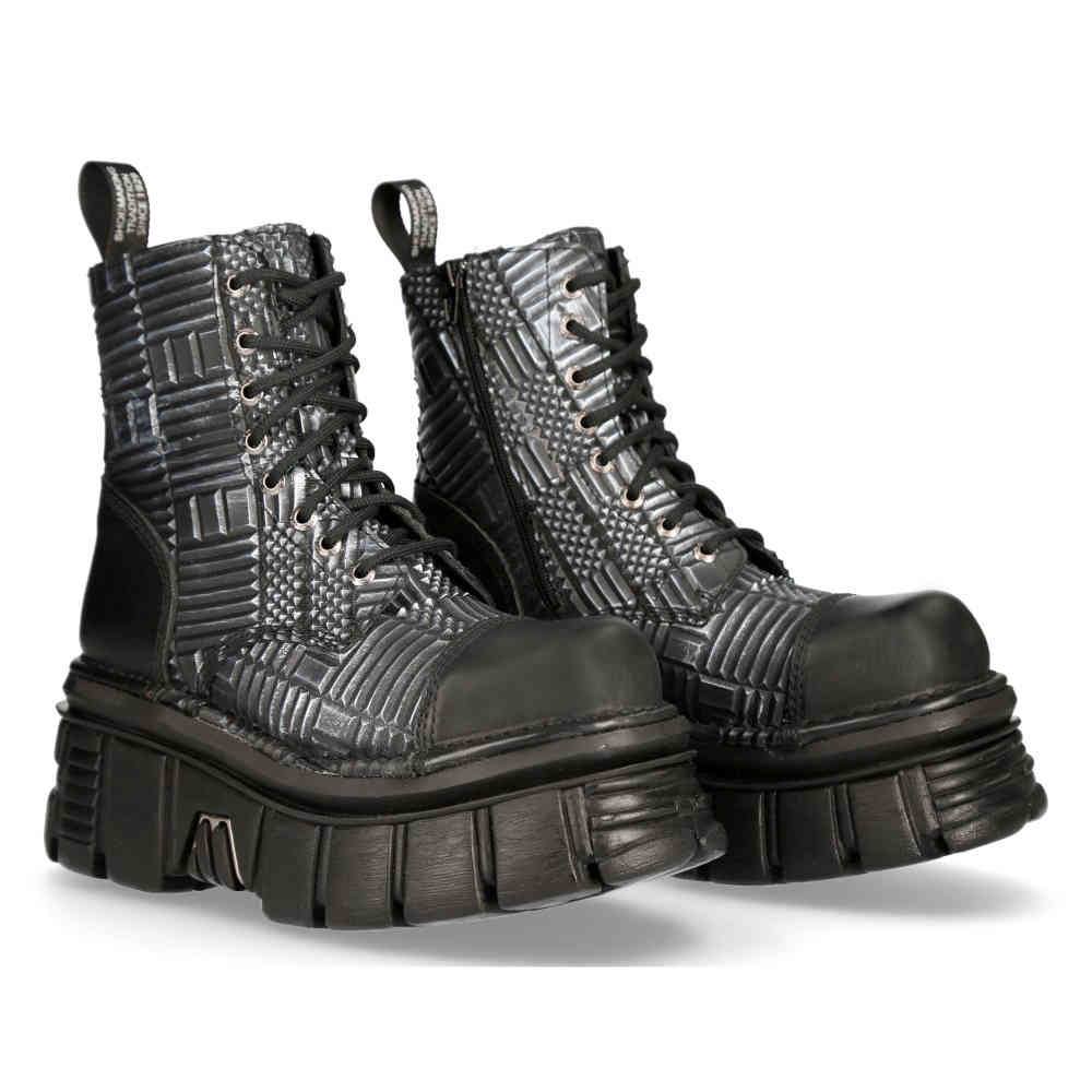 New Rock - MMILI083CC37 Platform Boots - Black Product image